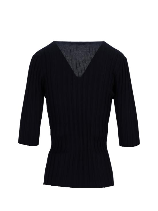 26SS 라 로즈 스웨터 MG305 30098 BLUE NAVY - LA ROSE