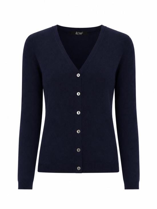 26FW 라 로즈 가디건 MG201 30098 DARK BLUE