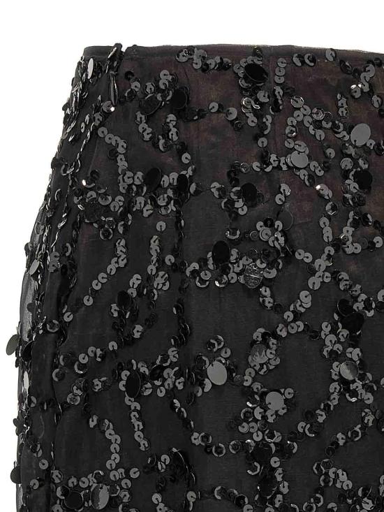  파비아나 필리피 스커트 GND265F401L184825 Black - FABIANA FILIPPI
