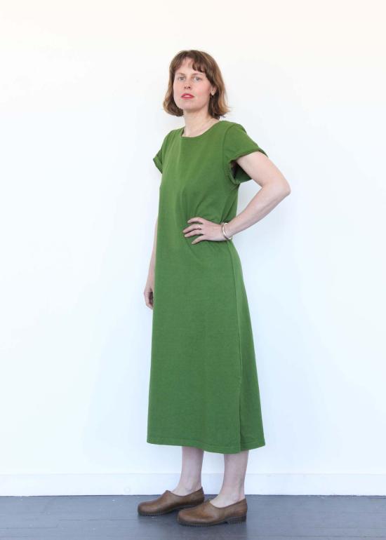  브린 워커 롱 원피스 웨슬리 드레스 오레가노 - BRYN WALKER