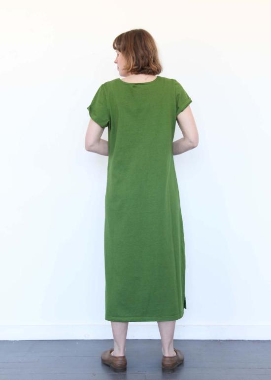  브린 워커 롱 원피스 웨슬리 드레스 오레가노 - BRYN WALKER