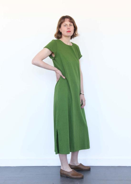  브린 워커 롱 원피스 웨슬리 드레스 오레가노 - BRYN WALKER