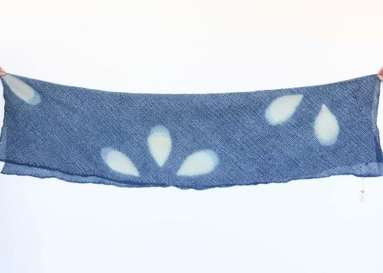  Auntie Oti 머플러/스카프 오티 핀도트 두파타 인디고 이모 - OTHER BRANDS