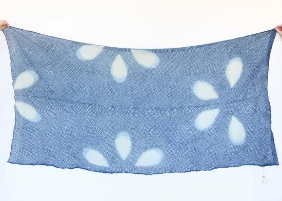  Auntie Oti 머플러/스카프 오티 핀도트 두파타 인디고 이모 - OTHER BRANDS