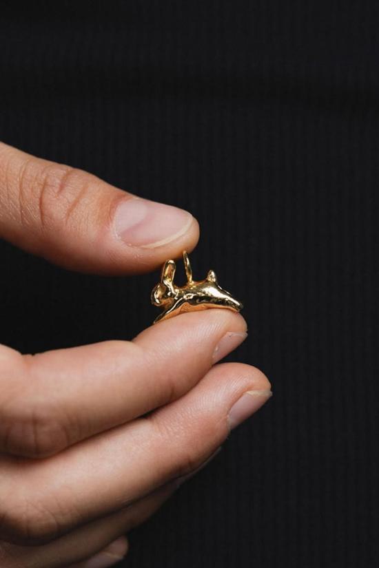  울프 시러스 목걸이/팬던트 울프 서커스 토끼 매력 골드 - WOLF CIRUS