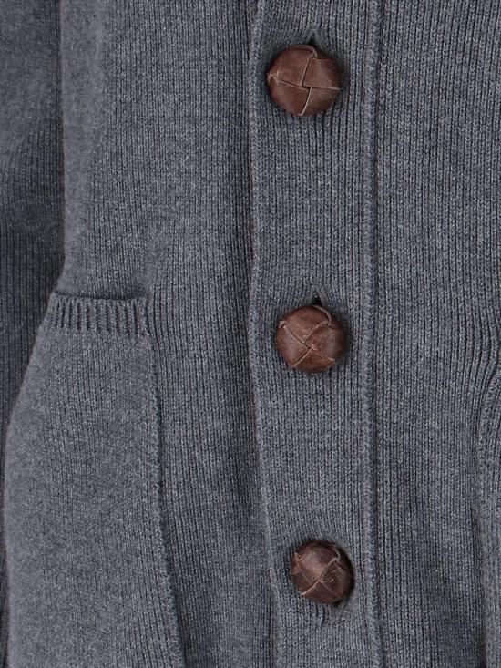  골든구스 가디건 GWP00950P00066260304 Grey - GOLDEN GOOSE