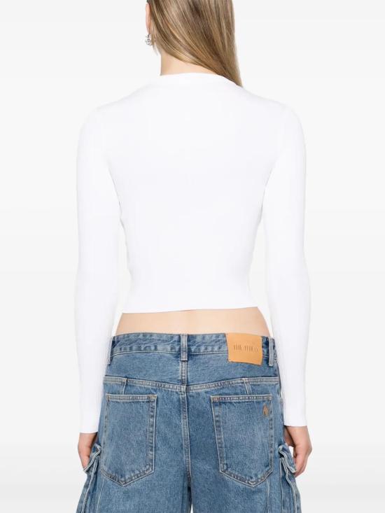 25SS 디젤 M-발라리 오발 D 립 니트 비스코스 블렌드 탑 A153280DLAX 100 - DIESEL