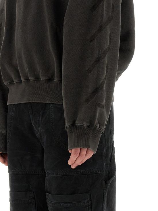  오프화이트 스웨터 OMBA070 C99FLE0021077 GREY - OFF WHITE