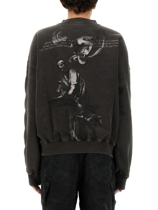  오프화이트 스웨터 OMBA070 C99FLE0021077 GREY - OFF WHITE