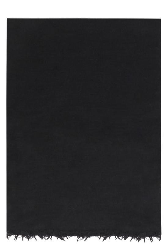 25SS 릭 오웬스 머플러/스카프 RU02A5462SCAR 09 Black - RICK OWENS