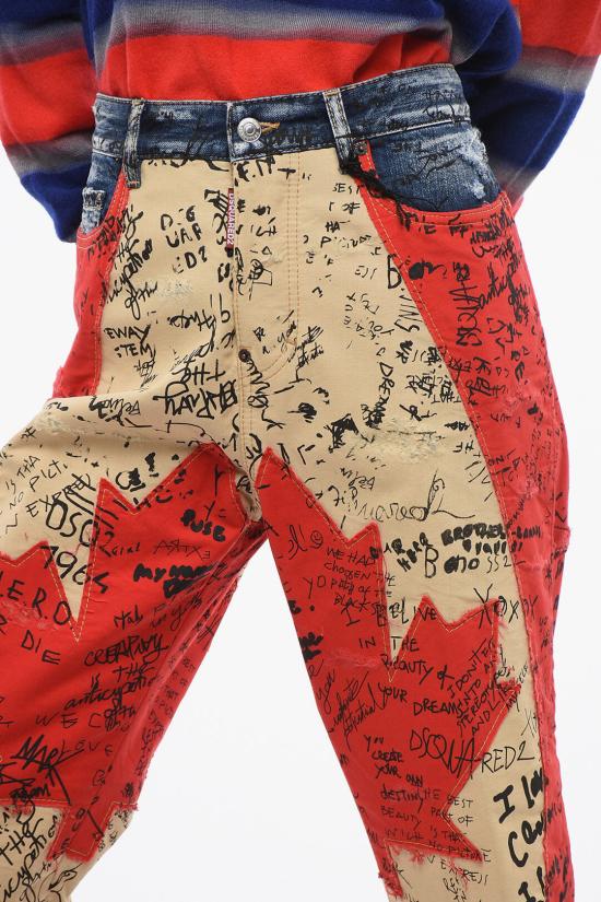  디스퀘어드2 데님 팬츠 S75LB0565 S30309 470 Red - DSQUARED2