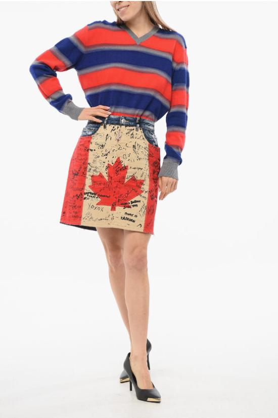  디스퀘어드2 숏 스커트 S75MA0804 S30309 470 Red - DSQUARED2