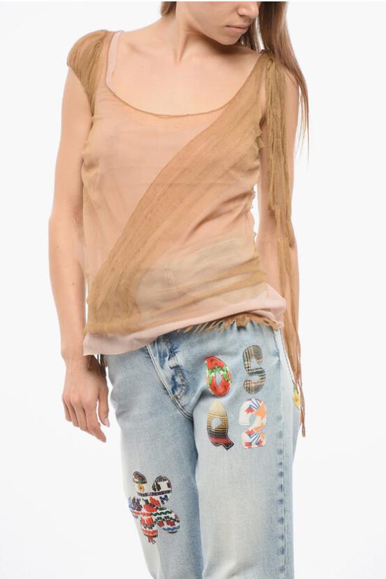  디스퀘어드2 탑 S72NC0979 S54553 132 Beige