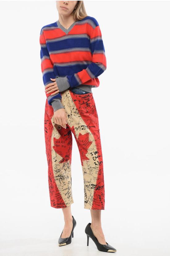  디스퀘어드2 스웨터 S75HA1090 S17884 961 Multicolor - DSQUARED2