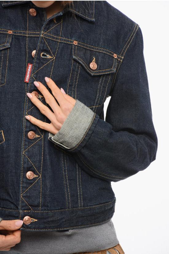  디스퀘어드2 데님 자켓 S72AM0978 S30833 470 Blue - DSQUARED2