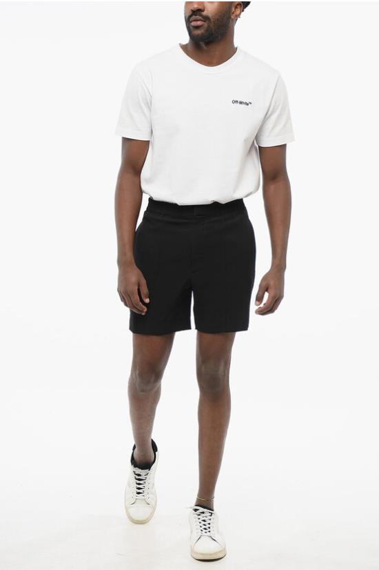  알렉산더 맥퀸 숏팬츠 573706 QNR38 1000 Black - ALEXANDER MCQUEEN