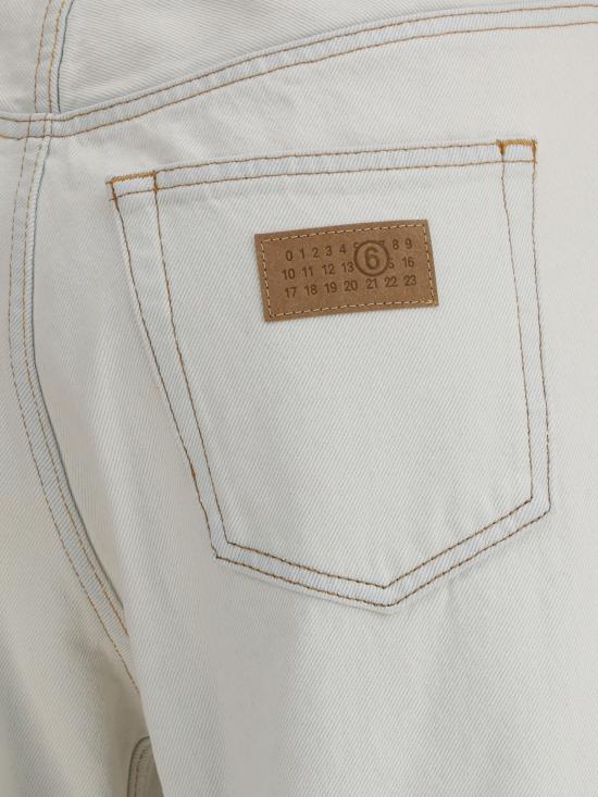 25SS MM6 메종마르지엘라 데님 팬츠 S62LB0184M30018 963 WHITE - MM6 MAISON MARGIELA
