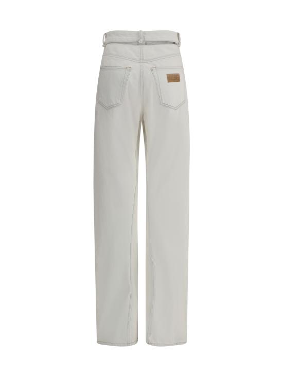 25SS MM6 메종마르지엘라 데님 팬츠 S62LB0184M30018 963 WHITE - MM6 MAISON MARGIELA