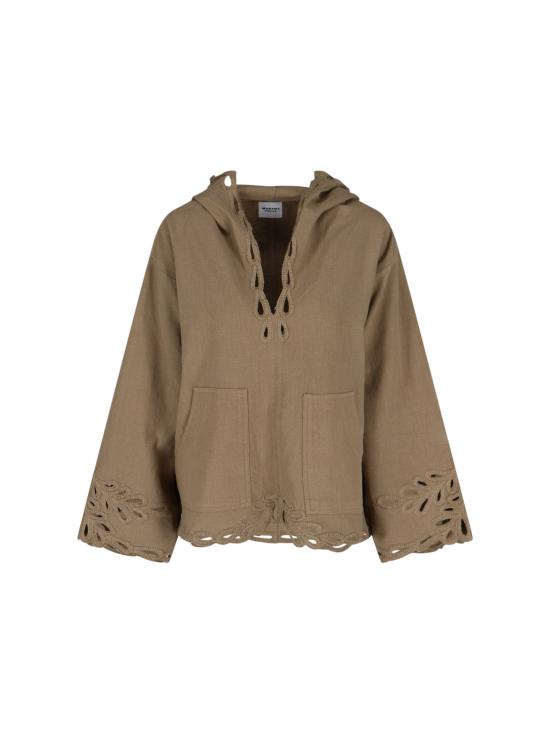 25SS 이자벨마랑에뚜왈 후드 티셔츠 HT0550FA C1J12E 67LK Green