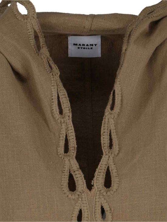 25SS 이자벨마랑에뚜왈 후드 티셔츠 HT0550FA C1J12E 67LK Green - ISABEL MARANT ETOILE