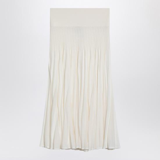 25SS 알라이아 스커트 AA9J2252K010AWO White