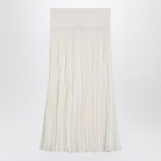 25SS 알라이아 스커트 AA9J2252K010AWO White - ALAIA