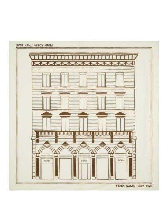 25SS 펜디 머플러/스카프 FXS323 ATVC F0EXT CREMA MORO