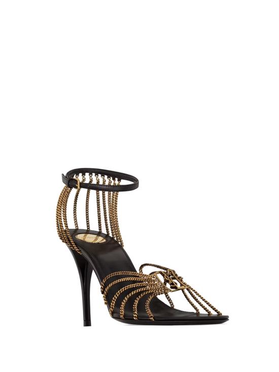 25SS 생로랑 샌들 820609 AACSY 1000 NERO - SAINT LAURENT