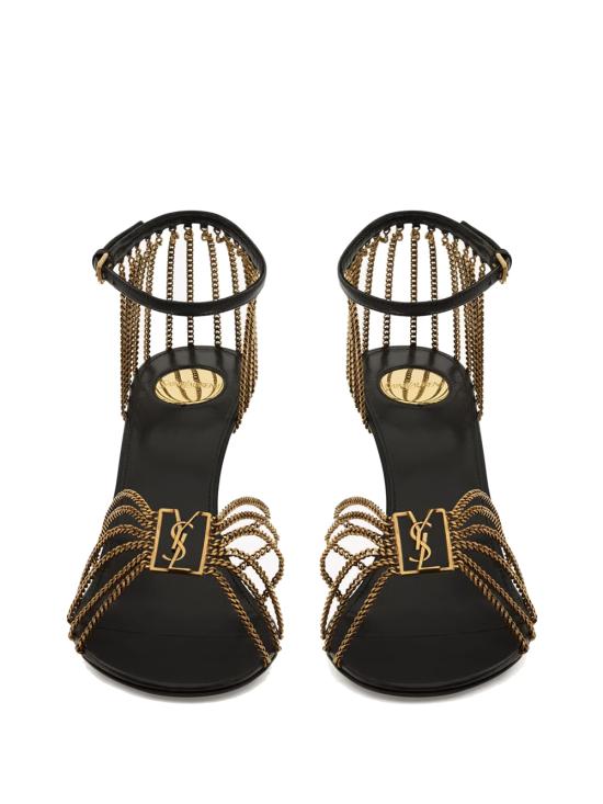 25SS 생로랑 샌들 820609 AACSY 1000 NERO - SAINT LAURENT