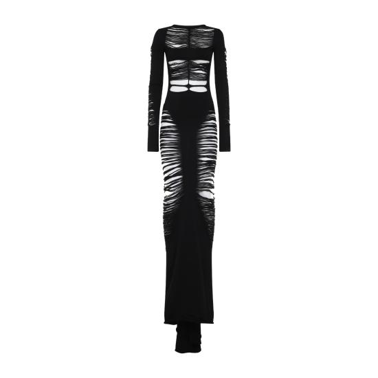 25SS 릭 오웬스 원피스 RO01E7614 KGRIDM 09 BLACK - RICK OWENS