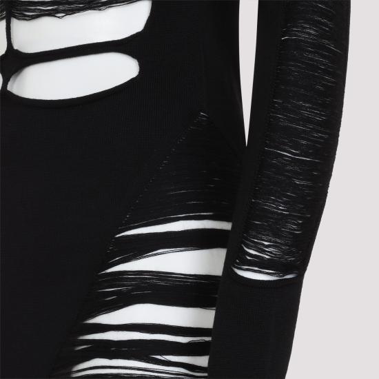 25SS 릭 오웬스 원피스 RO01E7614 KGRIDM 09 BLACK - RICK OWENS