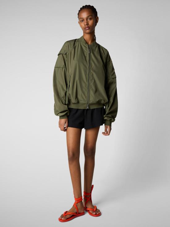 25SS 세이브더덕 패딩 D32105W TWIL20 50012 DUSTY OLIVE - SAVE THE DUCK