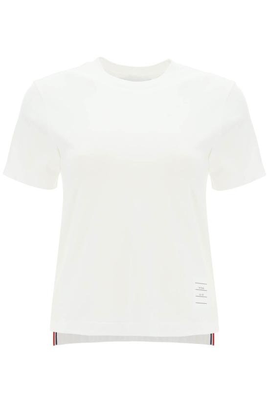  톰브라운 반팔 티셔츠 FJS036A 05398 WH DOM