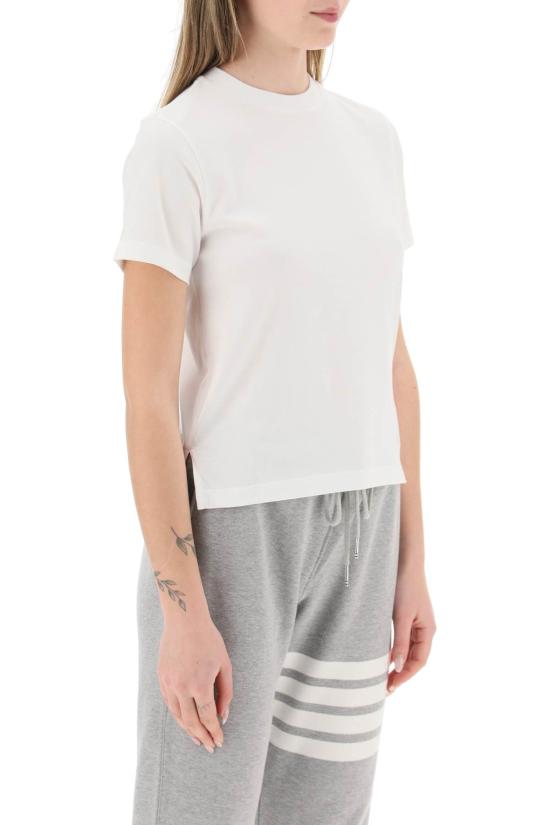  톰브라운 반팔 티셔츠 FJS036A 05398 WH DOM - THOM BROWNE