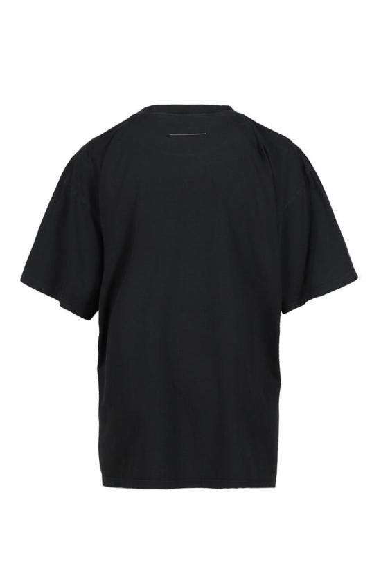 25SS MM6 메종마르지엘라 반팔 티셔츠 S62GD0202 M20115 900 Black - MM6 MAISON MARGIELA