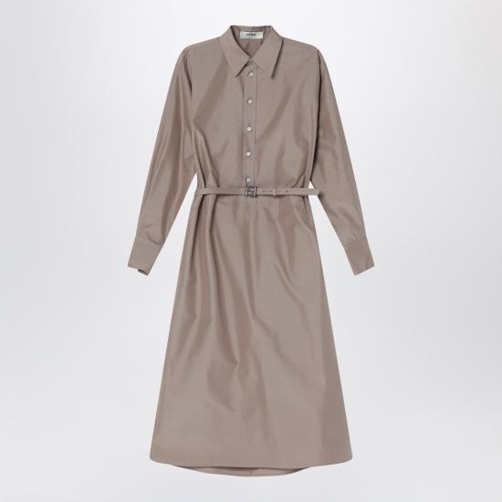 25SS 펜디 미디 원피스 FDD311AQ3K Brown