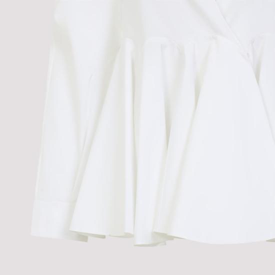 25SS 알라이아 블라우스 AA9C0976T611A 000 WHITE - ALAIA