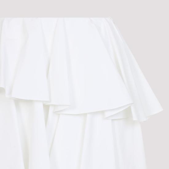 25SS 알라이아 숏 스커트 AA9J2313T611A 000 WHITE - ALAIA