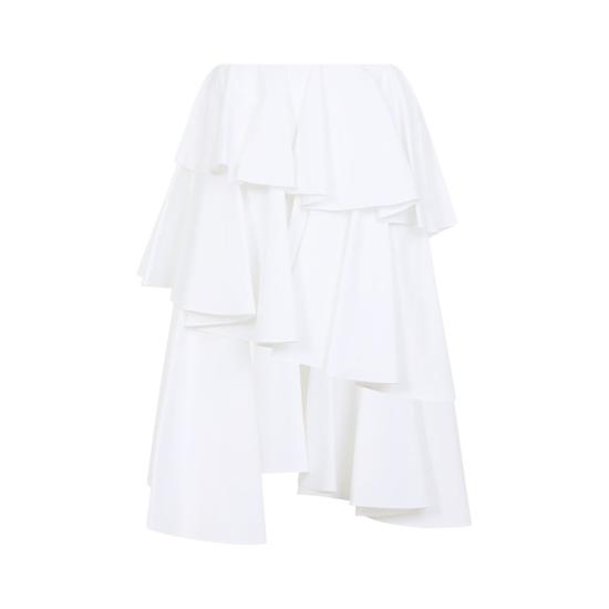 25SS 알라이아 숏 스커트 AA9J2313T611A 000 WHITE