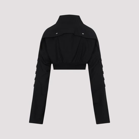 25SS 릭 오웬스 자켓 RO01E7786 NREH5 09 Black - RICK OWENS