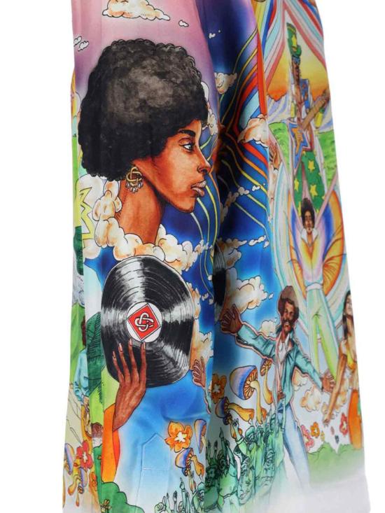 25SS 카사블랑카 긴팔 셔츠 U MS25 SH 006 07LA MUSIQUE MULTICOLOUR - CASABLANCA