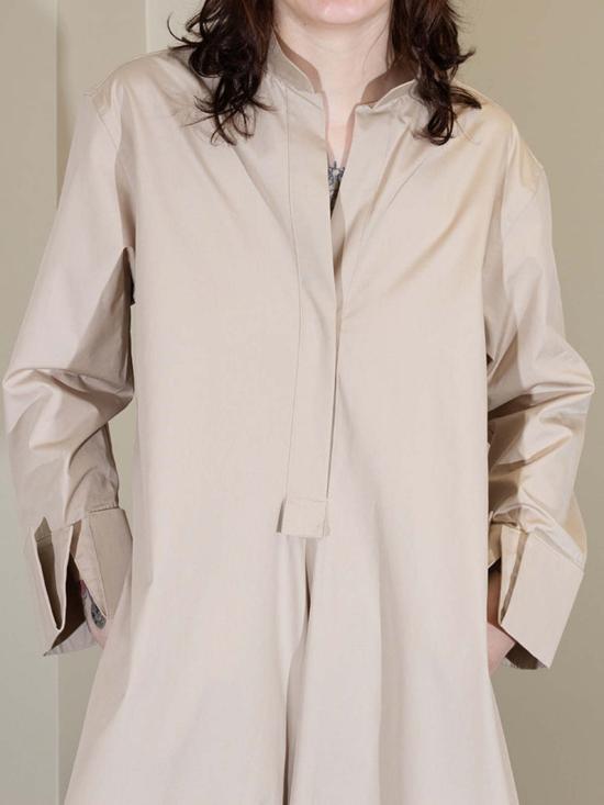  Gabriela Coll 블라우스 No. 46 오버사이즈 쿠르타 베이지 - OTHER BRANDS