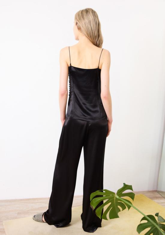  Mr. Larkin 캐미솔 Sille Top Black - OTHER BRANDS