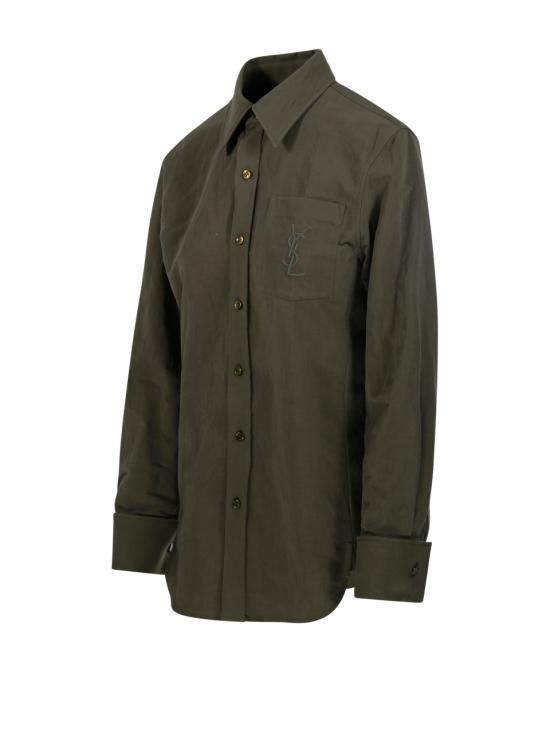 25SS 생로랑 블라우스 823673 Y3D50 1342 KAKI - SAINT LAURENT