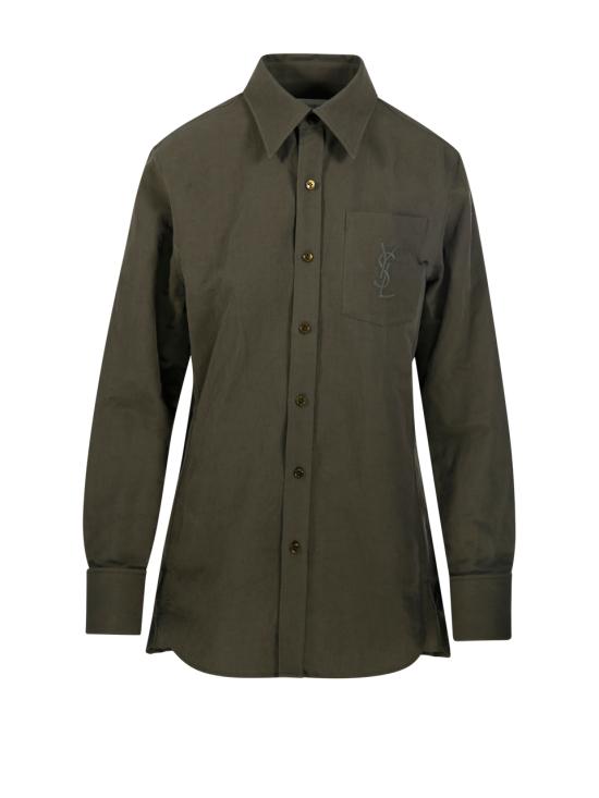 25SS 생로랑 블라우스 823673 Y3D50 1342 KAKI