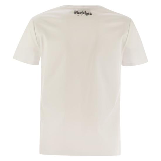 25SS 막스마라 스튜디오 반팔 티셔츠 2516941014600 WHITE - MAX MARA STUDIO