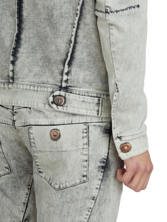 25SS 마스나다 데님 자켓 LM3420BLEACHED Grey - MASNADA