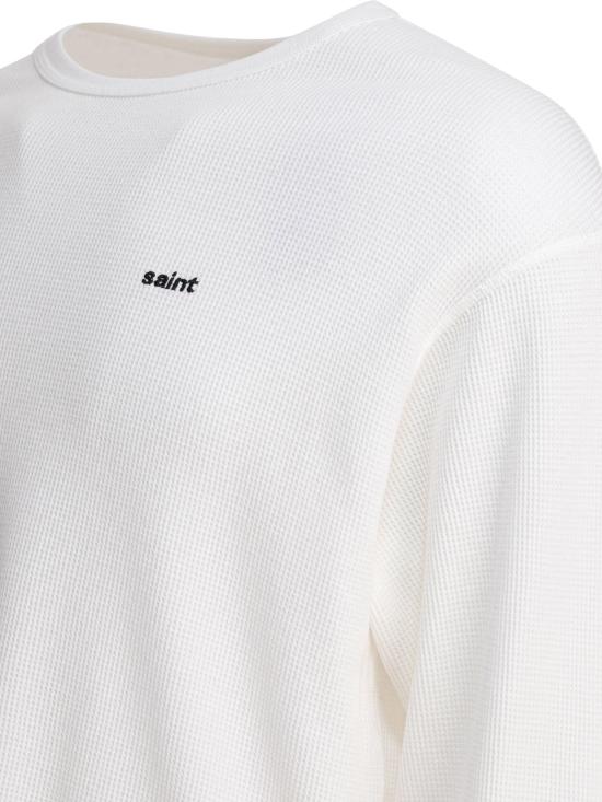 25SS 세인트 미카엘 긴팔 티셔츠 SMHR80000038WHITE - SAINT MXXXXXX