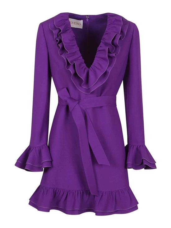  발렌티노 가라바니 스커트 BVAES61CFR1B Fuchsia