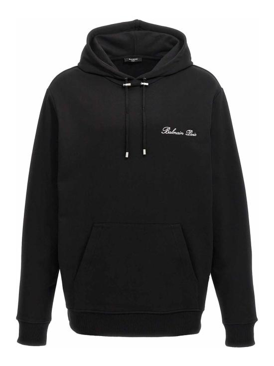 25FW 발망 후드 티셔츠 DH1JT047BC78EAB Black